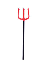 Halloween Aksesuar Şeytan Çatalı 50cm - Kırmızı Renk - Parti Yıldızı