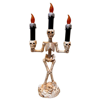 Halloween Dekor Süs Şamdan Masa Orta Süsü 36cm - 1