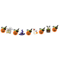Halloween Simli Dekoratif Banner 150 cm - Parti Yıldızı