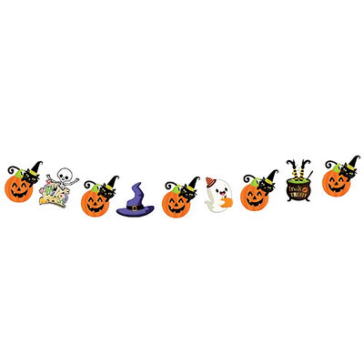 Halloween Simli Dekoratif Banner 150 cm - 1