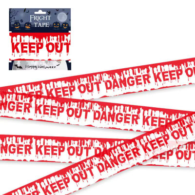 Halloween Uyarı Bandı Keep Out Danger 5 Metre - 1