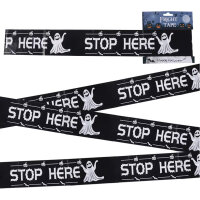 Halloween Uyarı Bandı Stop Here 5 Metre - Parti Yıldızı