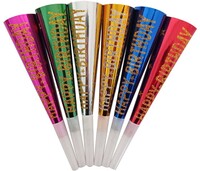 Happy Birthday Vuvuzela 6 Adet - Parti Yıldızı