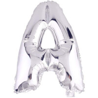 Harf Balon A Harfi Gümüş - 35cm - Parti Yıldızı