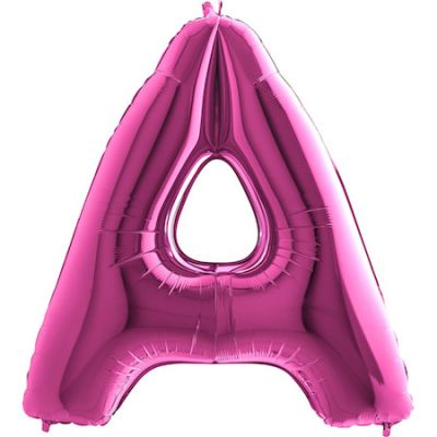 Harf Balon A Harfi Pembe - 100 CM - 1