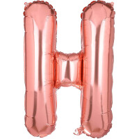 Harf Balon H harfi Rose 35cm - Parti Yıldızı