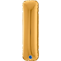 Harf Balon I Harfi Gold - 70CM - Parti Yıldızı