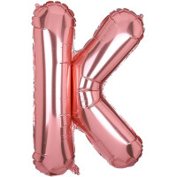 Harf Balon K harfi Rose 35cm - Parti Yıldızı