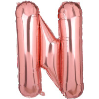 Harf Balon N harfi Rose 35cm - Parti Yıldızı