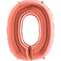 Harf Balon Rose Gold O Harfi - 100CM - Parti Yıldızı