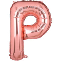Harf Balon P harfi Rose 35cm - Parti Yıldızı