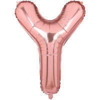 Harf Balon Y harfi Rose 35cm - Parti Yıldızı