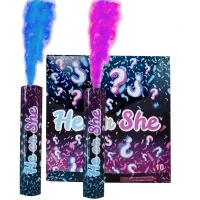 He or She Sis Bombası Pembe - Parti Yıldızı