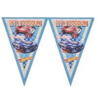 Hot Wheels İyiki Doğdun Bayrak Afiş - Parti Yıldızı