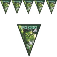 Hulk İyiki Doğdun Bayrak Afiş - Parti Yıldızı