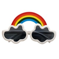 Gökkuşağı Bulut Gözlük - Parti Yıldızı