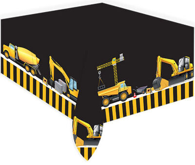 İnşaat Temalı Masa Örtüsü - 1