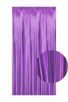 Püskül Kapı Perdesi Pastel-Makaron Mor Renk - Parti Yıldızı