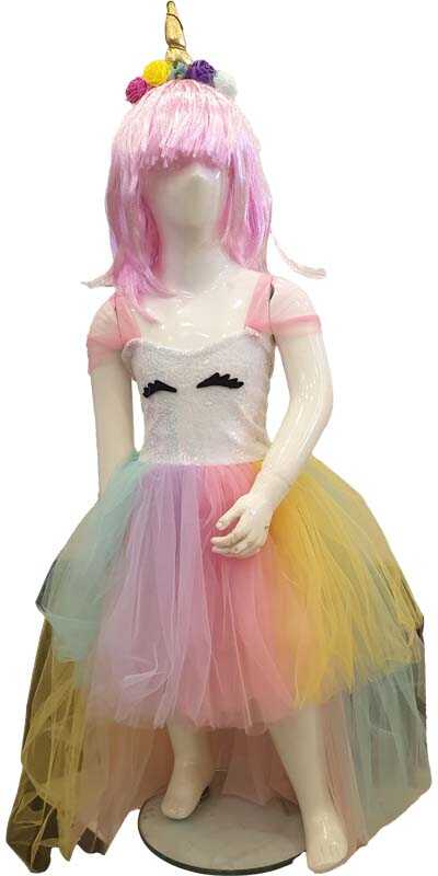 Kostüm Unicorn Önü Kısa Çocuk 7/8 Yaş