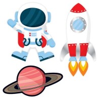 Kozmik Galaksi Tema Aksesuarı - Parti Yıldızı