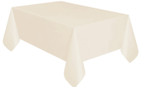 Krem Masa Örtüsü 135x270cm - Parti Yıldızı