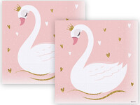 Kuğu Temalı Kağıt Peçete 33x33 Cm (16 Ad) - Parti Yıldızı