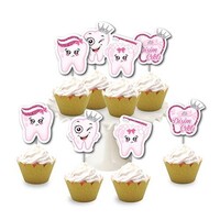 Kürdan Set Forex Pembe Diş 8 Adet - Parti Yıldızı