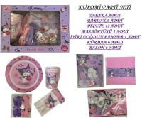 Kuromi Lisanslı Parti Seti - 7 Parça - Parti Yıldızı