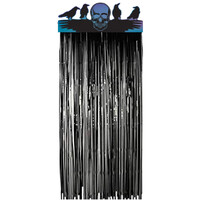 Halloween Dekor Süs Kurukafa Kapı Perdesi - Parti Yıldızı