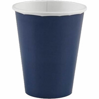 Lacivert Renk Bardak 8 Adet (266 ML) - Parti Yıldızı