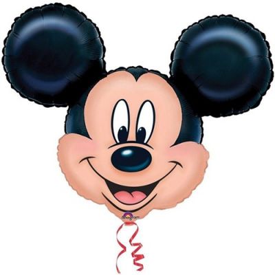 SShape Mickey Mouse Kafa Paketli Folyo Balon - 1