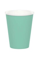 Düz Renk Pastel-Makaron Bardak - Mint 8 Adet - Parti Yıldızı