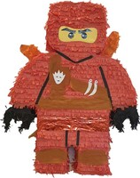Ninja Şekilli Pinyata Kırmızı Renk 49x10x64cm - Parti Yıldızı