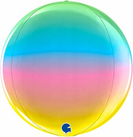 Orbz Gökkuşağı Renginde Folyo Balon 38x38cm - 