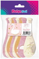 Paketli Baskılı Balon - Kuğu Baskılı 12