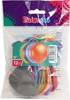 Paketli Latex Balon Metalik - Karışık Balon 12 Adet     - Parti Yıldızı