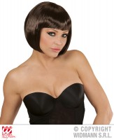 Parlak Kahverengi Kısa Peruk - 