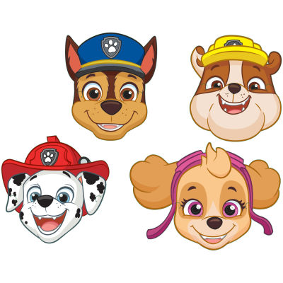 Paw Patrol Maske 8 Adet - 1