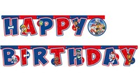 Paw Patrol Refresh Happy Birthday Harf Afiş - Parti Yıldızı
