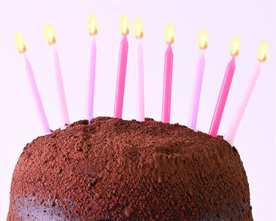 Pembe Düşler Karışık Mum 10 Adet - 1