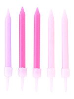 Pembe Düşler Karışık Mum 10 Adet - 3