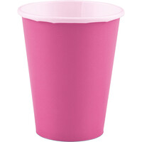 Pembe Renk Bardak 8 Adet (266 ML) - Parti Yıldızı