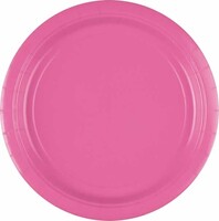 Pembe Renk Tabak 8 Adet - Parti Yıldızı