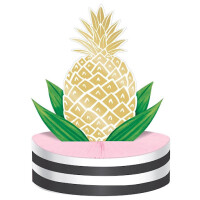 Pineapple Gold Masa Orta Süsü - Parti Yıldızı