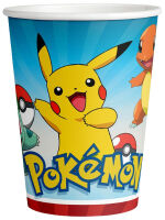 Pokemon Bardak 8 Adet - Parti Yıldızı