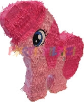 Pony Şekilli Pinyata Pembe Renk Pinkie Pie 47x10x52cm - 2