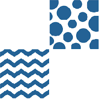 Puanlı ve Çizgili Mavi Küçük Peçete - Parti Yıldızı