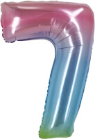 Rakam Balon Gradient 7 Rakamı - 100CM - Parti Yıldızı