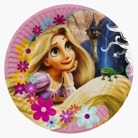 Rapunzel Tabak 8 Adet - Parti Yıldızı
