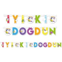 Renkli Unicorn İyiki Doğdun Afiş 2M - Parti Yıldızı